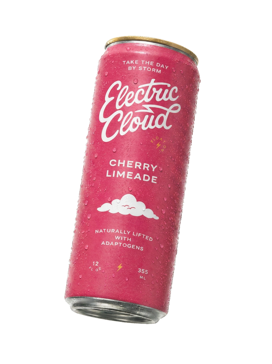 Electric Cloud Cherry Limeade can — hero shot